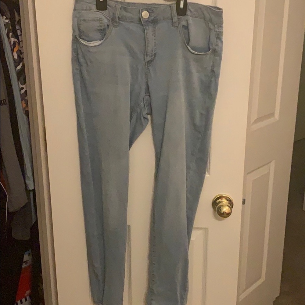 Regular washed light blue Jeans